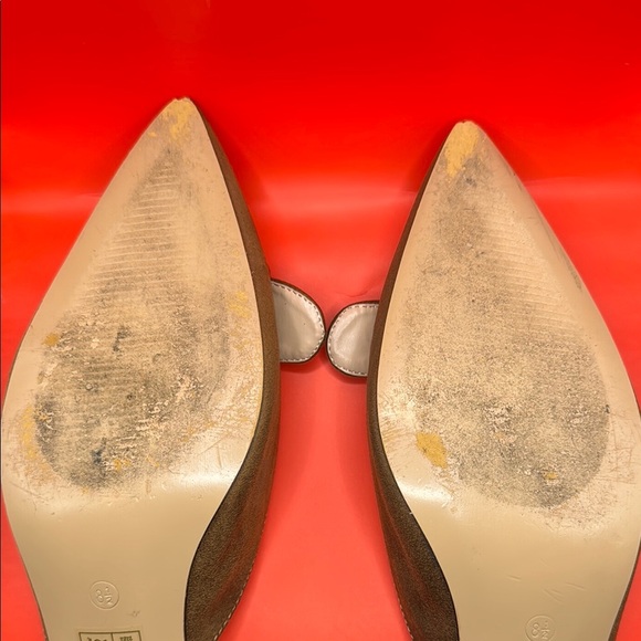 Journee Collection Brown Heels with Decorative Buckle - Picture 8 of 13